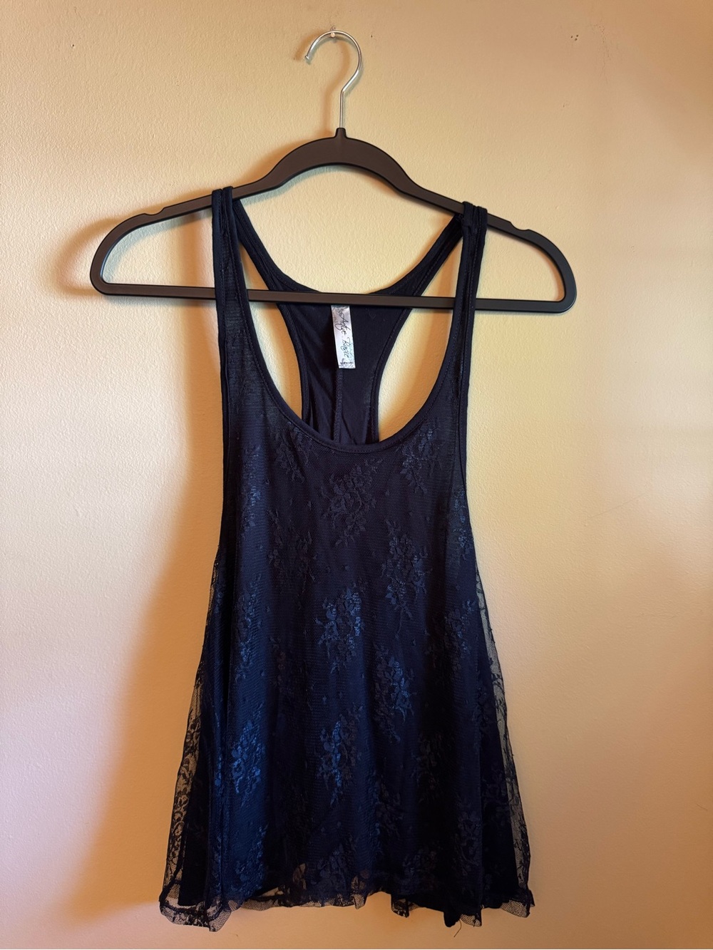 Active Basic Black Stretch Tank Top